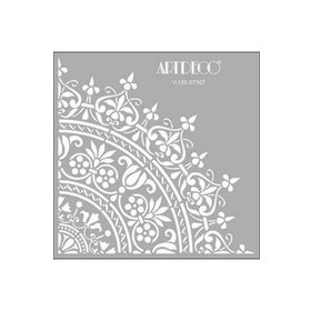 Artdeco 107 Damask Desen 30x30 cm Stencil Boyama Şablonu
