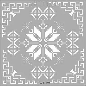 Artdeco 109 Etamin-1 30x30 cm Stencil Boyama Şablonu