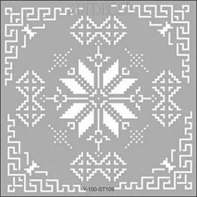 Artdeco 109 Etamin-1 30x30 cm Stencil Boyama Şablonu
