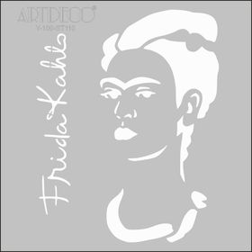 Artdeco 110 Frida Kahlo 30x30 cm Stencil Boyama Şablonu