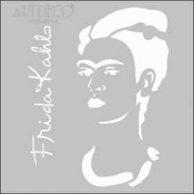 Artdeco 110 Frida Kahlo 30x30 cm Stencil Boyama Şablonu