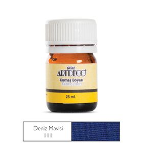 Artdeco 111 8018 25 ml Deniz Mavisi Kumaş Boyası