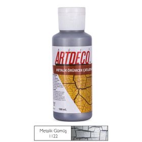 Artdeco 1122 100 ml Mat Gümüş Örümcek Çatlatma Boyası