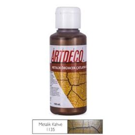 Artdeco 1135 100 ml Mat Kahve Örümcek Çatlatma Boyası