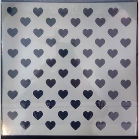 Artdeco 117 Kalpli Desen 30x30 cm Stencil Boyama Şablonu