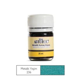 Artdeco 11A-236 Yeşim 25 ml Metalik Kumaş Boyası
