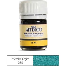 Artdeco 11A-236 Yeşim 25 ml Metalik Kumaş Boyası