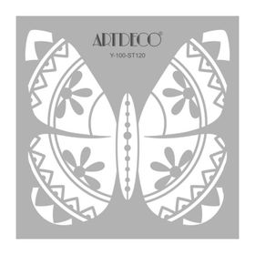 Artdeco 120 Kelebek 30x30 cm Stencil Boyama Şablonu