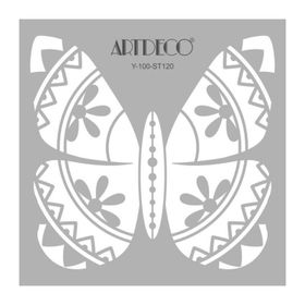 Artdeco 120 Kelebek 30x30 cm Stencil Boyama Şablonu