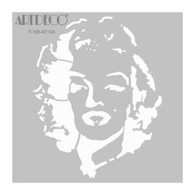 Artdeco 124 Marilyn Monroe 30x30 cm Stencil Boyama Şablonu