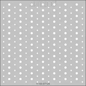 Artdeco 125 Noktalar 30x30 cm Stencil Boyama Şablonu