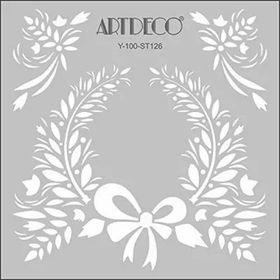 Artdeco 126 Organic 30x30 cm Stencil Boyama Şablonu