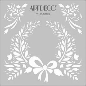 Artdeco 126 Organic 30x30 cm Stencil Boyama Şablonu