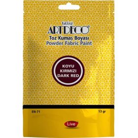 Artdeco 13 gr Koyu Kırmızı 1107 Toz Kumaş Boyası