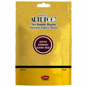 Artdeco 13 gr Koyu Kırmızı 1107 Toz Kumaş Boyası