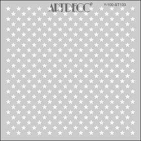 Artdeco 133 Yıldızlar 30x30 cm Stencil Şablon