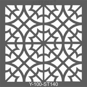 Artdeco 140 Fas Bordür-2 30x30 cm Stencil Şablon