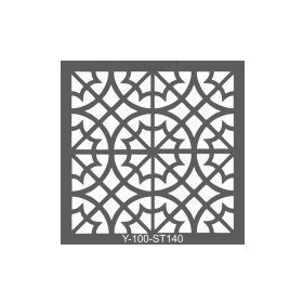 Artdeco 140 Fas Bordür-2 30x30 cm Stencil Şablon