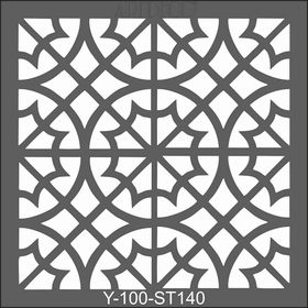 Artdeco 140 Fas Bordür-2 30x30 cm Stencil Şablon