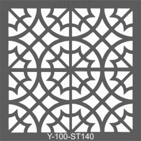 Artdeco 140 Fas Bordür-2 30x30 cm Stencil Şablon