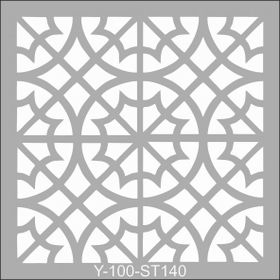 Artdeco 140 Fas Bordür-2 30x30 cm Stencil Şablon