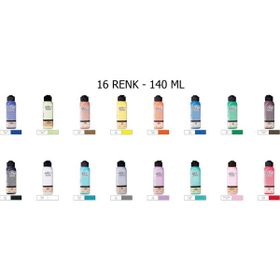 Artdeco 140 ml 16'lı Set Akrilik Boya