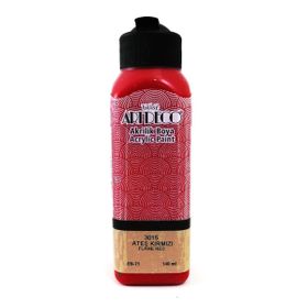 Artdeco 140 ml Ateş Krmızı Akrilik Boya