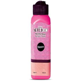 Artdeco 140 ml Fosforlu Pembe Akrilik Boya