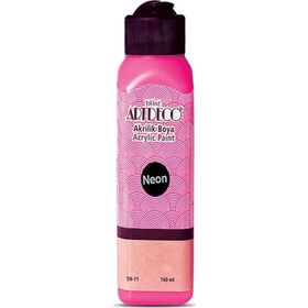 Artdeco 140 ml Fosforlu Pembe Akrilik Boya