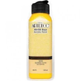 Artdeco 140ml Güneş Sarı Akrilik Boya
