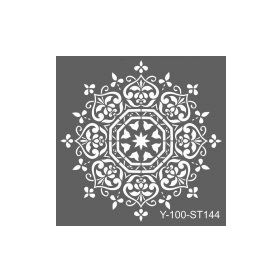 Artdeco 144 Damask 30x30 cm Stencil Şablon