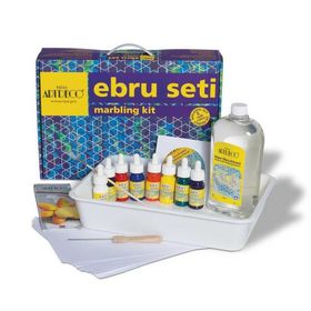 Artdeco 15 Parça 8 Renk Çantalı Ebru Başlangıç Seti