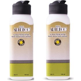 Artdeco 2 Adet 140 ml Su Bazlı Mat Vernik