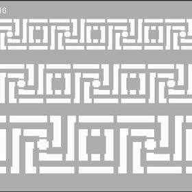 Artdeco 216 Bordür 20x30 cm Stencil Boyama Şablonu