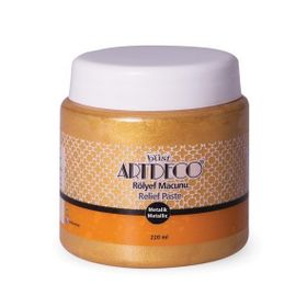 Artdeco 22-21 Metalik Altın Metalik Rölyef Macunu