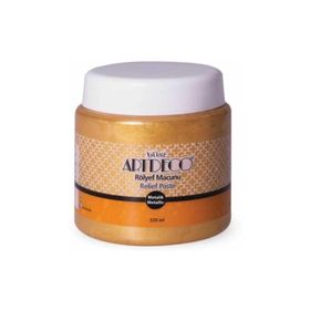 Artdeco 22-21 Metalik Altın Metalik Rölyef Macunu