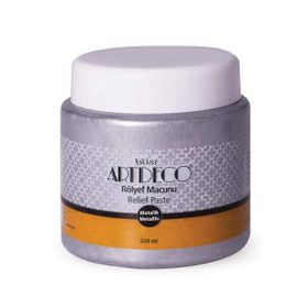 Artdeco 22-22 Metalik Gümüş Metalik Rölyef Macunu