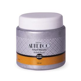 Artdeco 22-22 Metalik Gümüş Metalik Rölyef Macunu