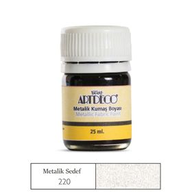 Artdeco 220 6771 25 ml Metalik Sedef Kumaş Boyası