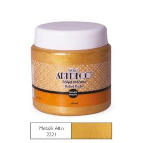 Artdeco 220 ml Altın 2221 Metalik Rölyef Macunu