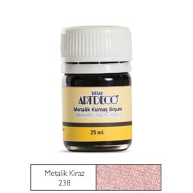 Artdeco 238 9690 25 ml Metalik Kiraz Kumaş Boyası