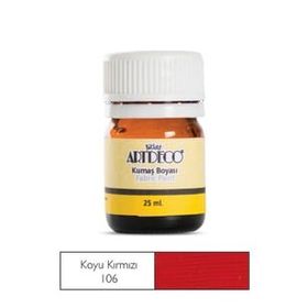 Artdeco 25 ml Koyu Kırmızı 106 Kumaş Boyası