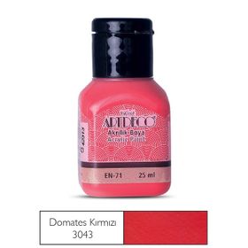 Artdeco 25ml Domates Kırmızı Akrilik Boya