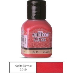 Artdeco 25ml Kadife Kırmızı Akrilik Boya