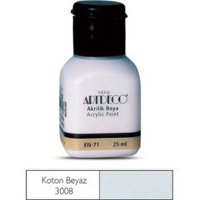 Artdeco 25ml Koton Beyaz Akrilik Boya