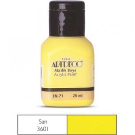 Artdeco 25ml Limon Sarı Akrilik Boya
