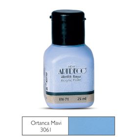 Artdeco 25ml Ortanca Mavi Akrilik Boya