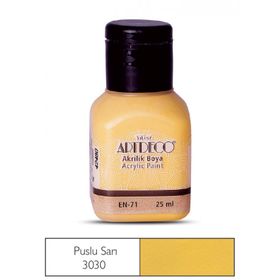 Artdeco 25ml Puslu Sarı Akrilik Boya