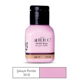 Artdeco 25ml Şakayık Pembe Akrilik Boya