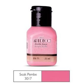 Artdeco 25ml Sıcak Pembe Akrilik Boya